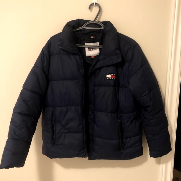 Tommy Hilfiger Puffer Jacket Size XS Navy Blue - Picture 1 of 7